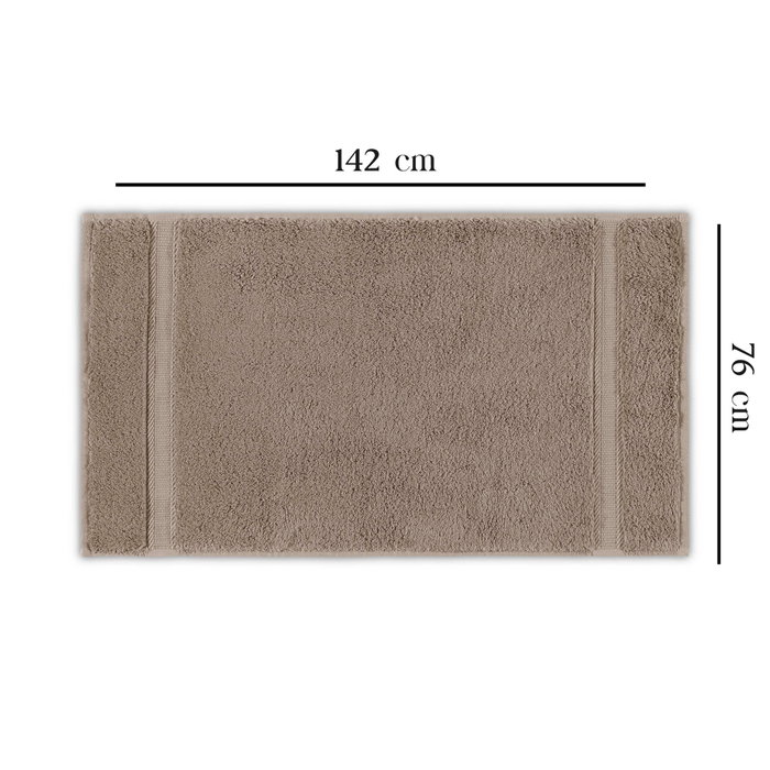 Mijölnir Fancy Toalla de Baño Visón Algodón Lyocell 550 gr/m² 76 x 142 cm